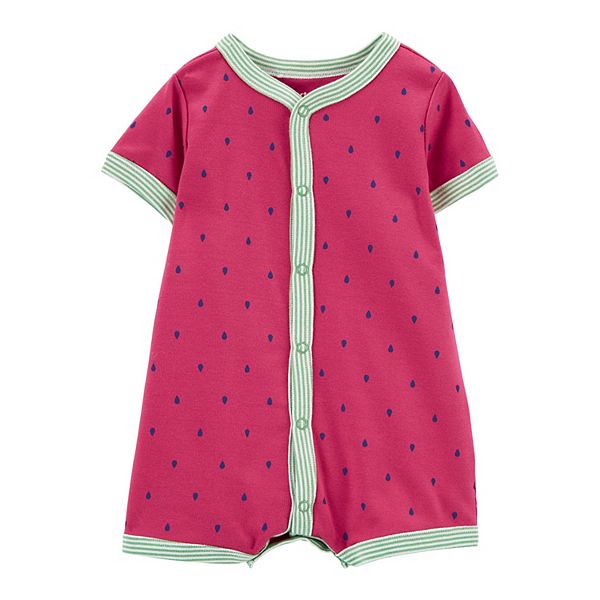 Baby Girl Carter's Watermelon Snap-Up Romper