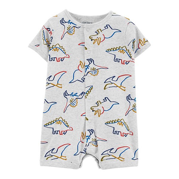 Baby Boy Carter's Dinosaur Snap-Up Romper