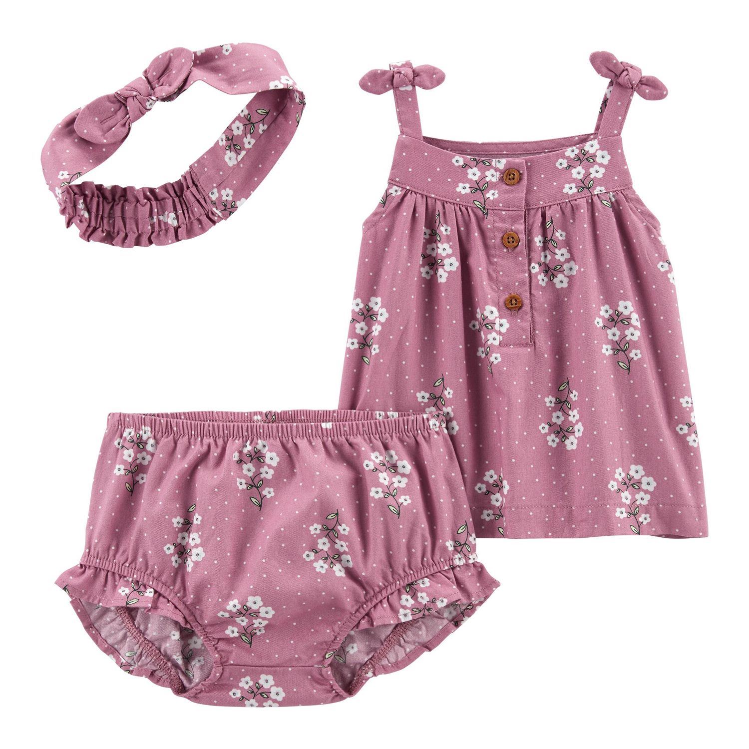 Baby Girl Carter's 3-Piece Floral Outfit Set