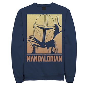 Men's Star Wars The Mandalorian Sunset Gradient Poster Sweatshirt