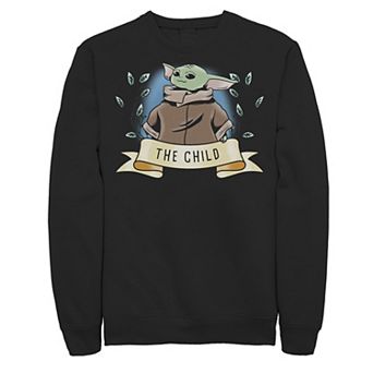 Men's Star Wars The Mandalorian The Child Banner Portrait Sweatshirt