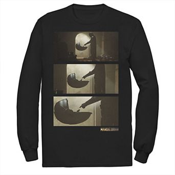 Men's Star Wars The Mandalorian The Child Panel Zoom In Tee