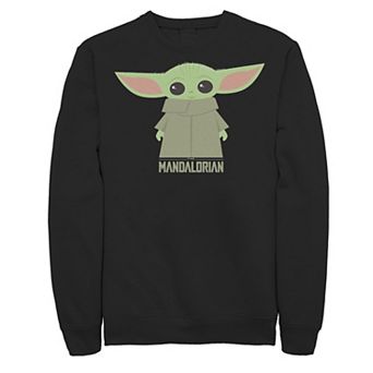 Men's Star Wars The Mandalorian The Child Stance Portrait Sweatshirt