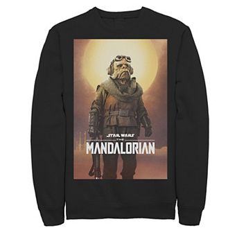 Men's Star Wars The Mandalorian Kuiil Character Poster Sweatshirt