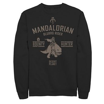 Men's Star Wars The Mandalorian Blurrg Rider Logo Sweatshirt