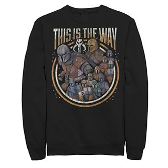 Men's Star Wars The Mandalorian Group Shot This Is The Way Sweatshirt
