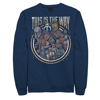 Men's Star Wars The Mandalorian Group Shot This Is The Way Sweatshirt