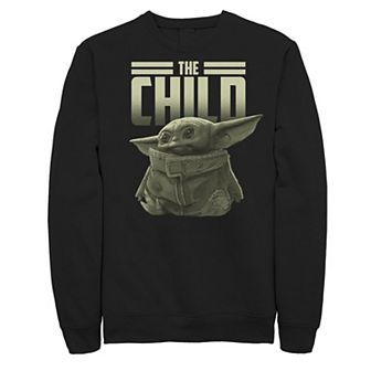 Men's Star Wars The Mandalorian The Child Portrait Sweatshirt
