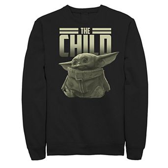 Men's Star Wars The Mandalorian The Child Portrait Sweatshirt