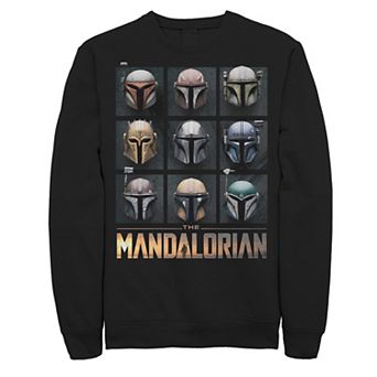 Men's Star Wars The Mandalorian Helmet Box Up Sweatshirt
