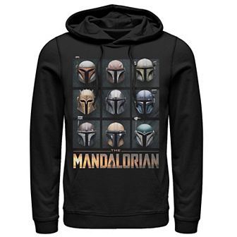 Men's Star Wars The Mandalorian Helmet Box Up Hoodie