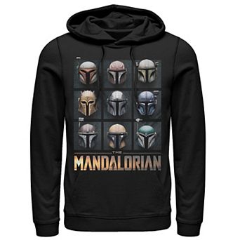Men's Star Wars The Mandalorian Helmet Box Up Hoodie