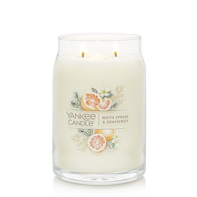 Yankee Candle White Spruce & Grapefruit Signature 20-oz. Candle Jar