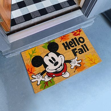 Disney's Mickey Mouse Hello Fall 2-pack Coir Doormat Set - 20'' x 34'' (each)