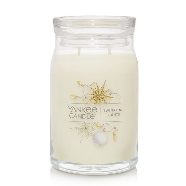 Yankee Candle Twinkling Lights Signature 20oz. Candle Jar