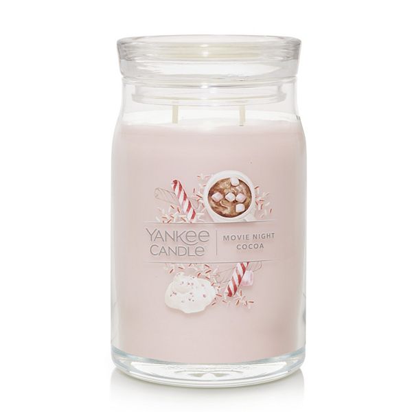 Yankee Candle Movie Night Cocoa Signature 20oz. Candle Jar