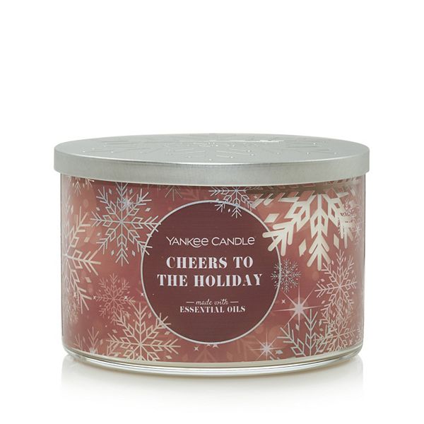 Yankee Candle Cheers to the Holiday 18oz. Candle Jar