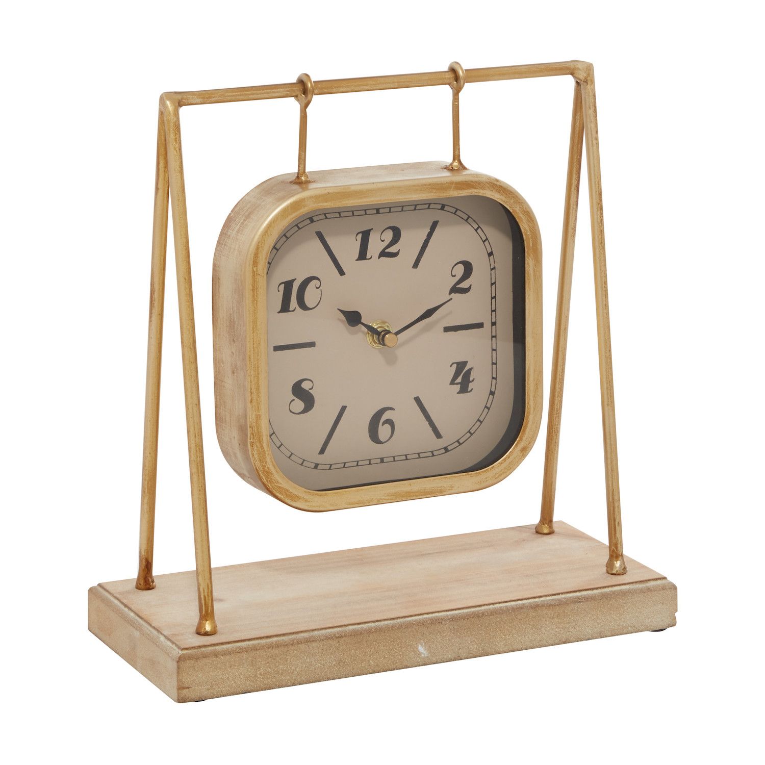 AcuRite 9-in. Indoor/Outdoor Double-Sided Hanging Clock with 360