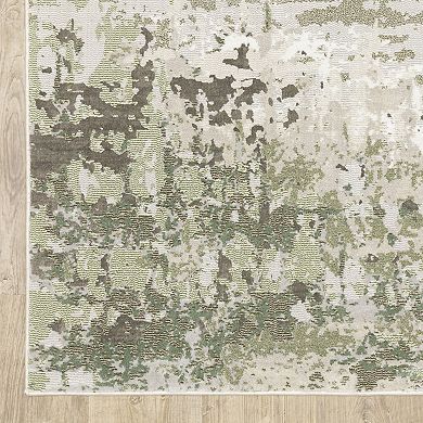 StyleHaven Cameron Modern Distressed Abstract Area Rug