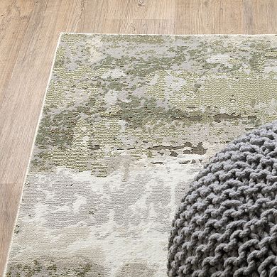 StyleHaven Cameron Modern Distressed Abstract Area Rug