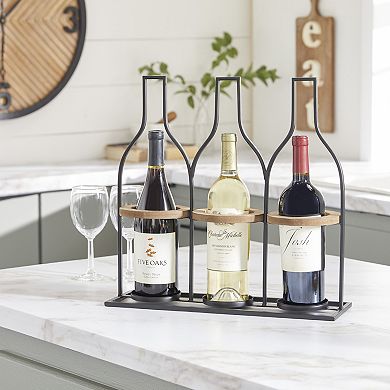 Stella & Eve 3-bottle Wine Holder