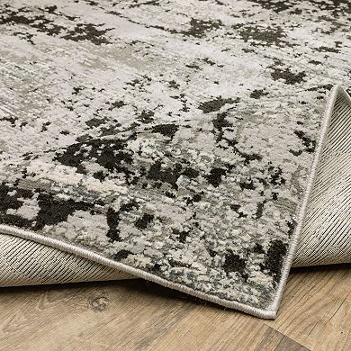 StyleHaven Cameron Blackout Contemporary Abstract Area Rug