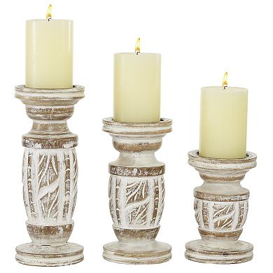 Stella & Eve Country Cottage Candle Holder 3-piece Set