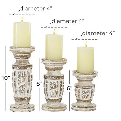 Stella & Eve Country Cottage Candle Holder 3-piece Set