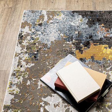 StyleHaven Cameron Chaotic Modern Abstract Area Rug