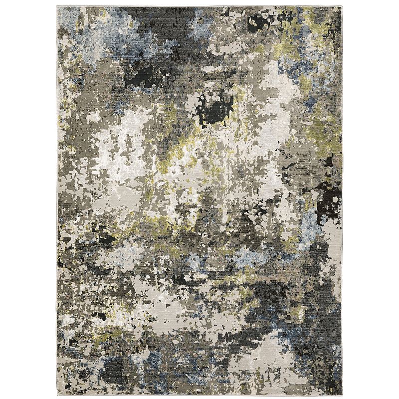 StyleHaven Cameron Chaotic Modern Abstract Area Rug, Green, 10X13 Ft