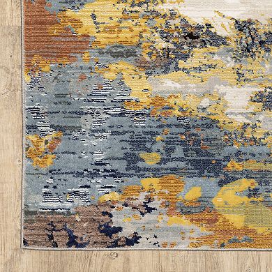 StyleHaven Cameron Modern Panes Abstract Area Rug