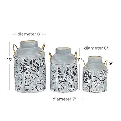 Stella & Eve Iron Vase 3-piece set