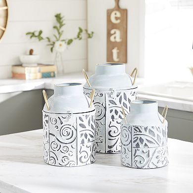 Stella & Eve Iron Vase 3-piece set