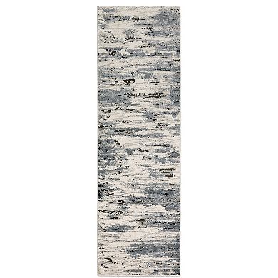 StyleHaven Cameron Distressed Waves Abstract Area Rug