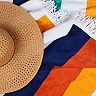 Sand & Surf Square Beach Towel With Fringe