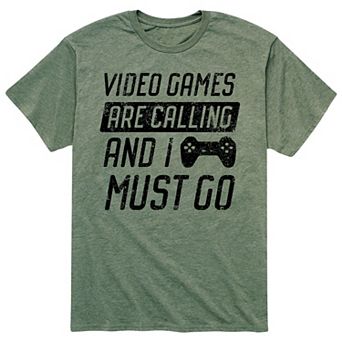Men's Video Games Are Calling Tee