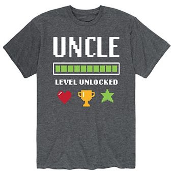 Men's Uncle Level Unlocked Tee