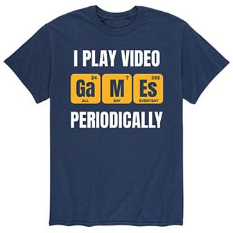 Men's Play Video Games Periodically Tee