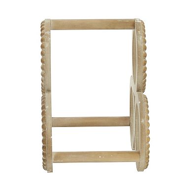 Stella & Eve Circular Wood Wine Rack