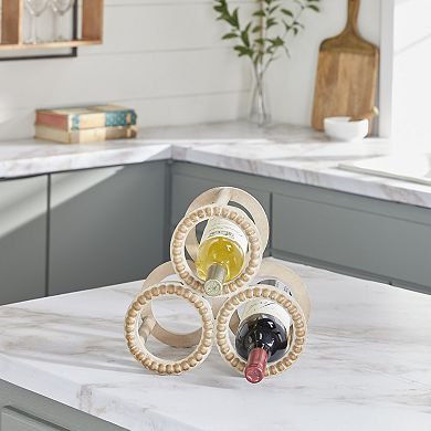 Stella & Eve Circular Wood Wine Rack