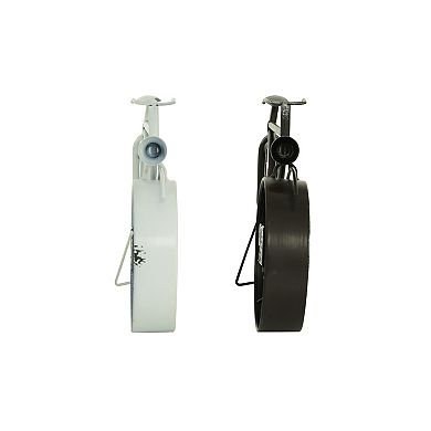 Stella & Eve Bicycle Iron Clock 2-piece set