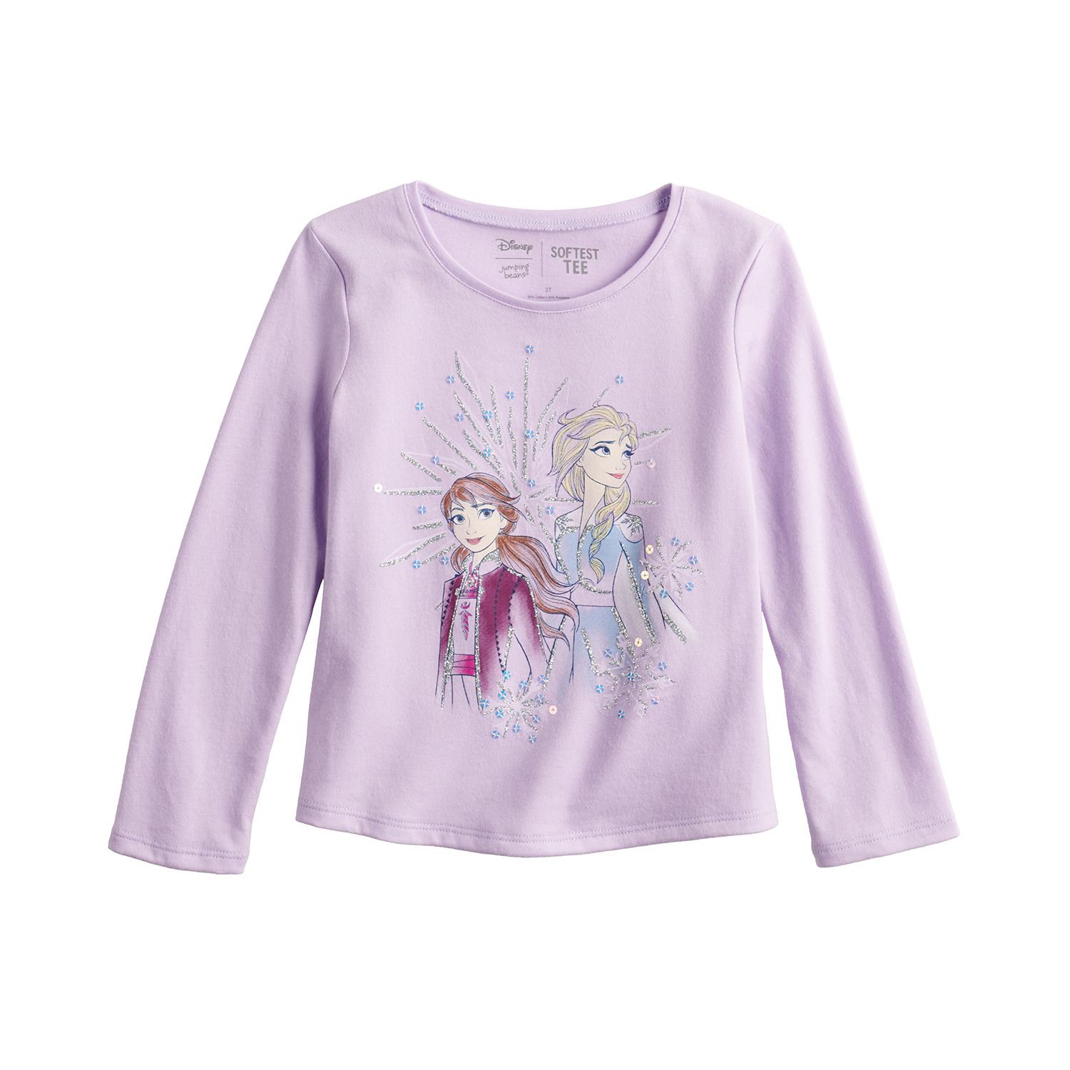 Image for Disney/Jumping Beans Disney's Frozen Anna & Elsa Toddler Girl Shirttail Hem Tee by Jumping Beans® at Kohl's.