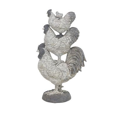 Stella & Eve Polystone Rooster Sculpture