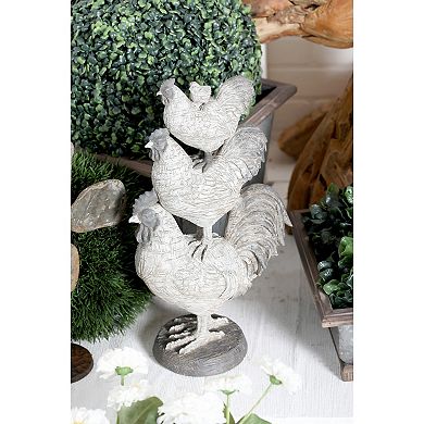 Stella & Eve Polystone Rooster Sculpture