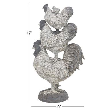 Stella & Eve Polystone Rooster Sculpture