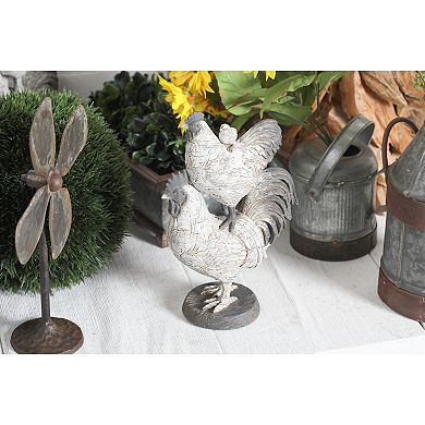Stella & Eve Polystone Rooster Sculpture