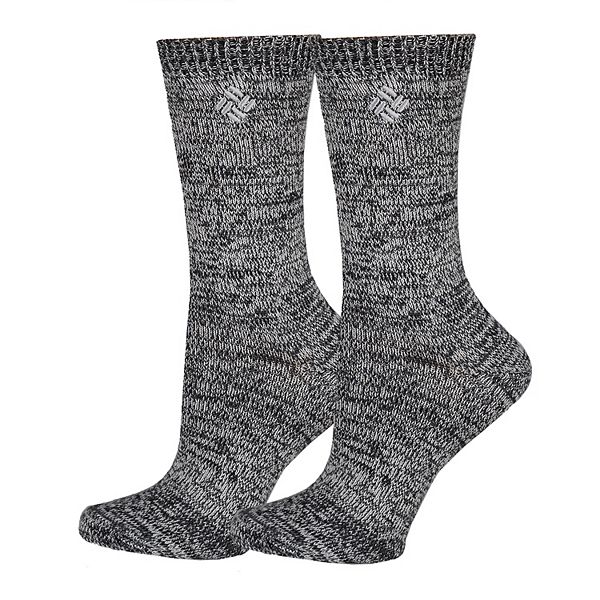 Women's Columbia 2Pack Super Soft Marled Crew Socks