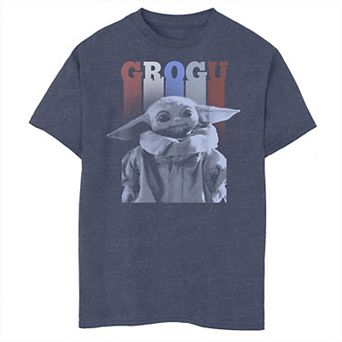Boys 8-20 Star Wars: The Mandalorian Fourth Of July Grogu USA Patriot Graphic Tee