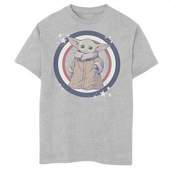 Boys 8-20 Star Wars: The Mandalorian Fourth Of July Grogu Patriot Graphic Tee