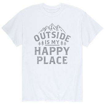 Men's Outside Is My Happy Place Tee